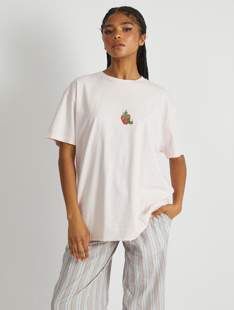 The Very Hungry Caterpillar Strawberry T-Shirt In Pink